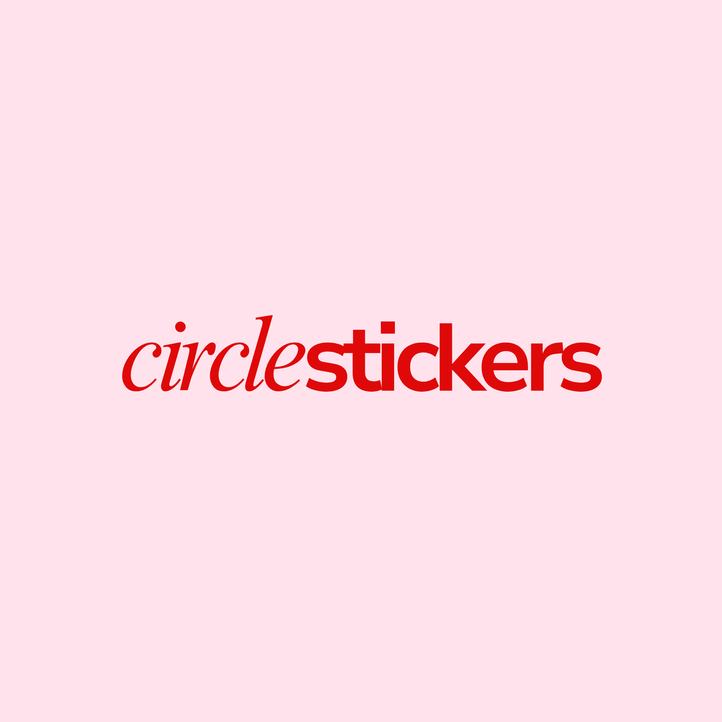 Circle stickers